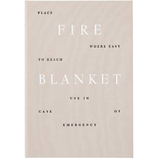 Printworks - Fire Blanket, Beige - Andet tilbehør - Beige