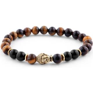 Hyldest til Buddha Armbånd i Sort/Brun