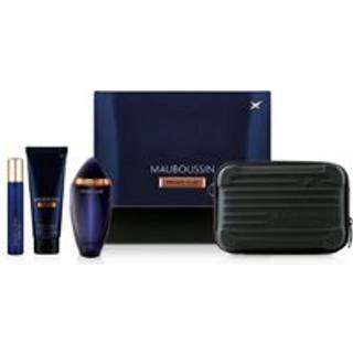 Mauboussin Private Club Set: EDP 100 ml. + Shower Gel 75 ml. + Travel Spray EDP 20 ml. + Matt Black Mauboussin Pouch