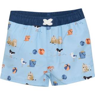 Color Kids Baby Beachshorts with Diaper AOP Boardshorts Børn størrelse 62 farve blå