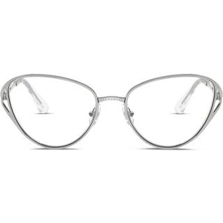 Swarovski Kvinde SK1017 4001 Vista -rammer Metal Sølv Transparent Cat Eye Normal