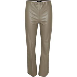 Soaked In Luxury Slkaylee Pu Kickflare Pants Bukser 30404598 Brindle (XXLARGE)