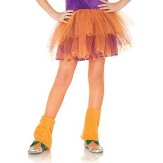 Neonorange netstrømpebukser