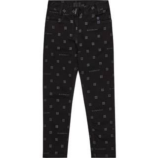 Givenchy Kids 4G jeans - black - Y 4