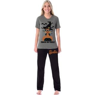Intimo Mattel Barbie Womens 'Halloween Trick eller Treat Witch Sleep Pyjama Set (Large) Multicolored