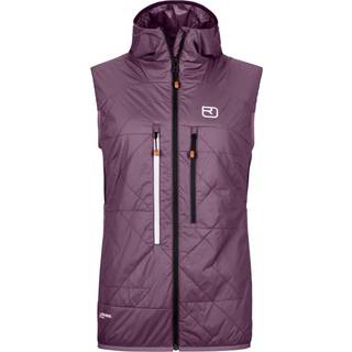 Ortovox Women's Swisswool Piz Boè Vest Uldvest Damer størrelse L farve lilla
