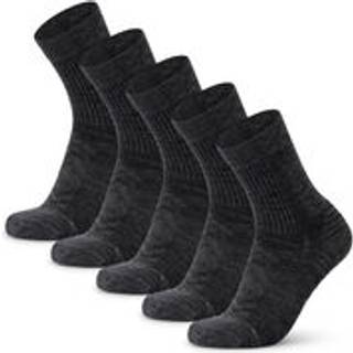 MERINO WOOL HIKING SOCKS LIGHT - Grey / 39-42 / 5-Pack
