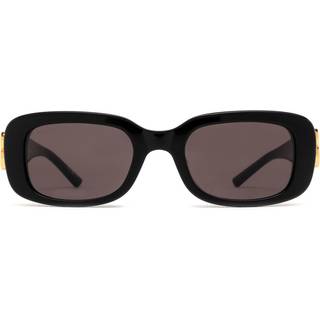 Balenciaga Kvinde BB0310SK 001 Solbriller Acetat Sort Grå Firkantet