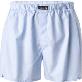 van Laack Herren Boxershorts blau Reine Baumwolle unifarben