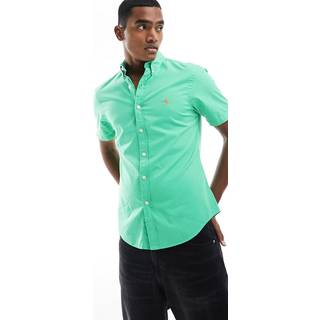 Polo Ralph Lauren Herren Kurzarmhemd grün Slim Fit