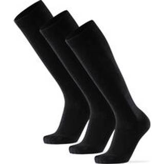 ORGANIC COTTON COMPRESSION SOCKS - Black / 43-47 / 3-Pack