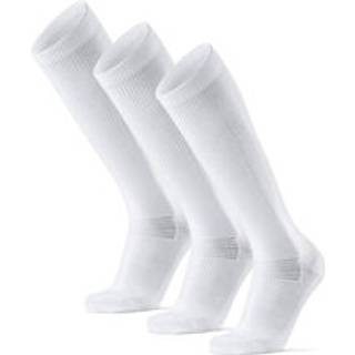 ORGANIC COTTON COMPRESSION SOCKS - White / 43-47 / 3-Pack