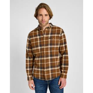 Lee Riveted Shirt Brown Size XXL