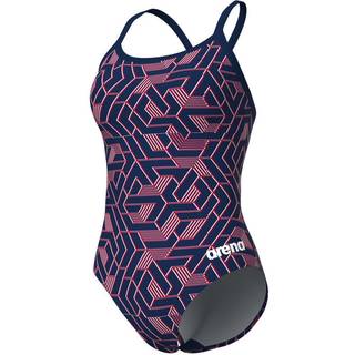 Arena Women's Escape Swimsuit Lightdrop Back Badedragt Damer størrelse 42 farve blå