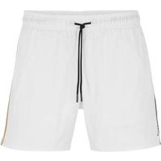 BOSS Black Herren Badeshorts weiß - weiß
