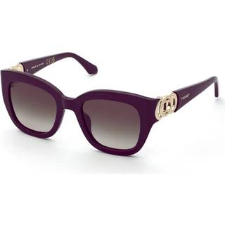 Twinset Kvinde STW065 09FD Solbriller Acetat Violet Brun Firkantet Normal Skygge