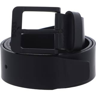 BOSS Black Herren Gürtel schwarz Glattleder