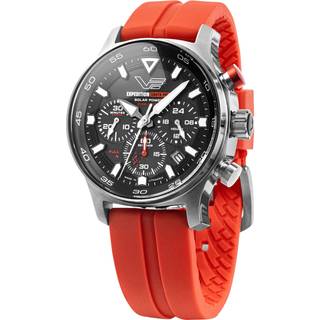 Vostok Europe VR42-592A761_RED Herrenuhr Solar Expedition South Pole Chronograph Rot