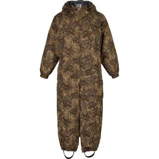 Mikk-Line - Polyester Baby Suit AOP Forest - Kelp - 92