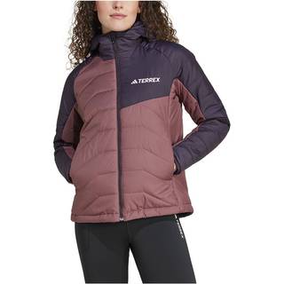 Terrex Multi Synthetic Insulated Hooded jakke - Aurora Black / Burgundy