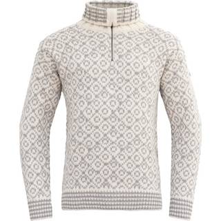 Devold Unisex Svalbard Wool Zip Neck  Offwhite/grey, XXL