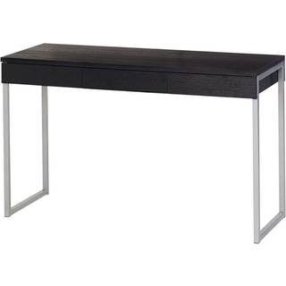 Fula skrivebord 3 skuffer sort ask dekor.