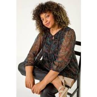 Roman Curve Slips Neck Metallisk TopEU 50-52 (UK 22-24)