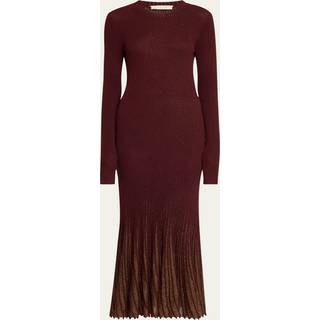 Ulla Johnson Mila pleated maxi dress - red - XS