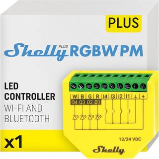 Shelly Plus RGBW PM - WiFI 12/24V control