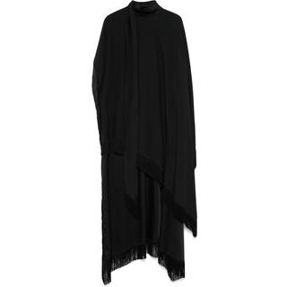 Taller Marmo Fringed cady kaftan - black - One Size