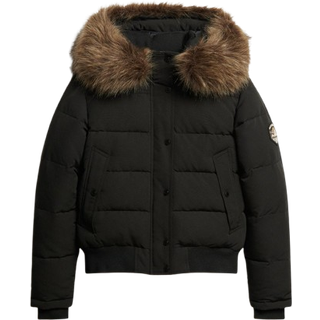 Superdry Superdry Black Everest Hooded Bomber Jacket