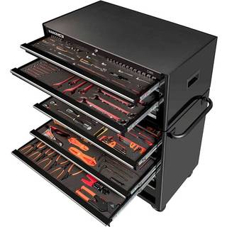 Bacho 40" MONSTER Værktøjsvogn med 12 skuffer - 755 dele