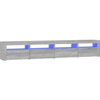 Tv-Skab Med Led-Lys 270X35X40 Cm - 240 cm / Grå sonoma-eg