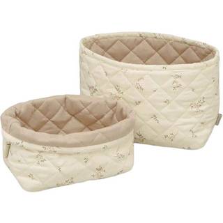 Cam Cam Copenhagen Quiltede Opbevaringskurve - 2 stk. - OCS - Ashley/Latte