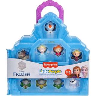 Fisher-Price Little People Toddler Playset Disney Frozen Carry With Castle Case med 9 tal for b?rnehaveb?rn i alderen 18+ m?neder