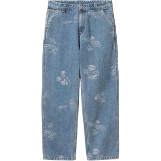 Carhartt WIP Carhartt WIP | Stamp Pants | Blue | pants Blue 28 - Stamp Print, Blue - Blue - 28