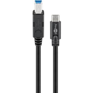 USB 3.2 Gen 1 kabel (USB C - B han) | 1 meter | PRIS-MATCH
