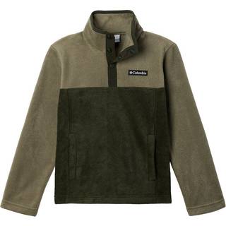 Columbia Kid's Steens Mtn II 1/4 Snap Fleece Pull-Over Fleecesweatere Børn størrelse XL farve olivengrøn