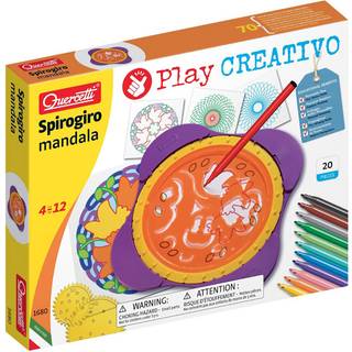 Tegneleg - Mandala Tegnesæt med tusser - Quercetti - Fra 4 år