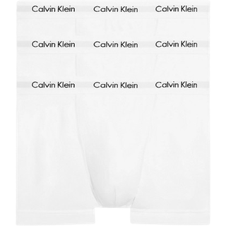 Calvin Klein Underwear Herren Trunks weiß Baumwolle & Mix unifarben