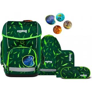 Schulrucksack Cubo Set 5tlg. Bärtastisch Grün