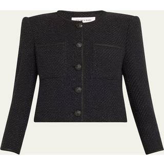 Veronica Beard Lars cotton-blend jacket - black - XS