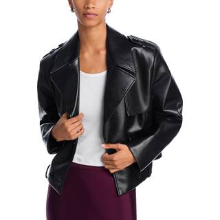 Greer Jacket - Black Recycled Leather S