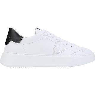 Philippe Model Temple Low Top Leather Sneakers White/Black