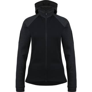 Stoic Women's MerinoFleece335 KuolpaSt. Zip Hoody Fleecejakke Damer størrelse M farve sort