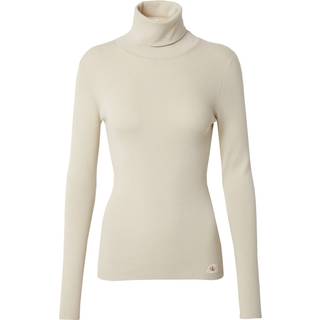Slim Ribbed Roll Neck Jumper - Grey - XXS