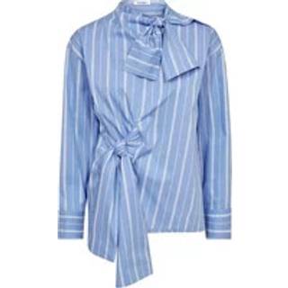 Co'couture Shiracc Stripe Bow Blouse Bluse 35730 23-Pale Blue (MEDIUM)
