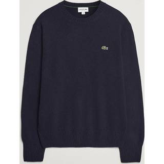 Lacoste Carded Wool Crew Neck Navy