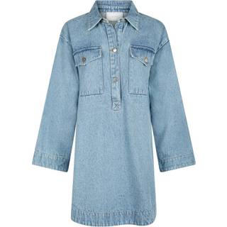 Neo Noir - Paras Denim Dress - Smoke Blue