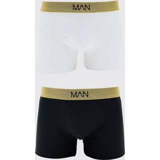 Mens 3 Pack Man Roman Gold Waistband Boxers In Multi